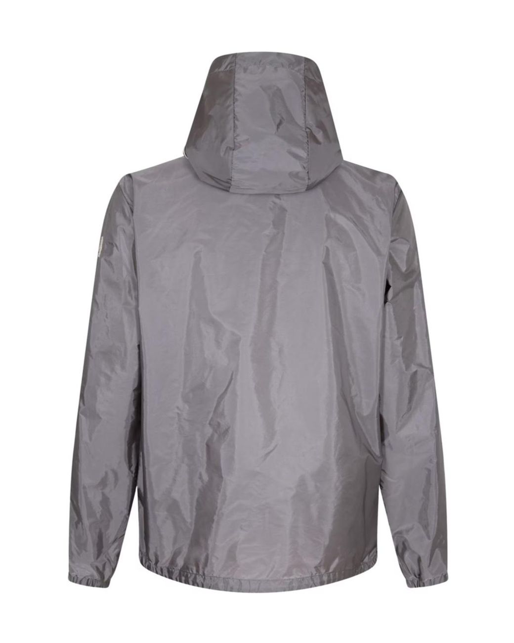 Moncler Gray Logo Waterproof Bomber Jacket for men