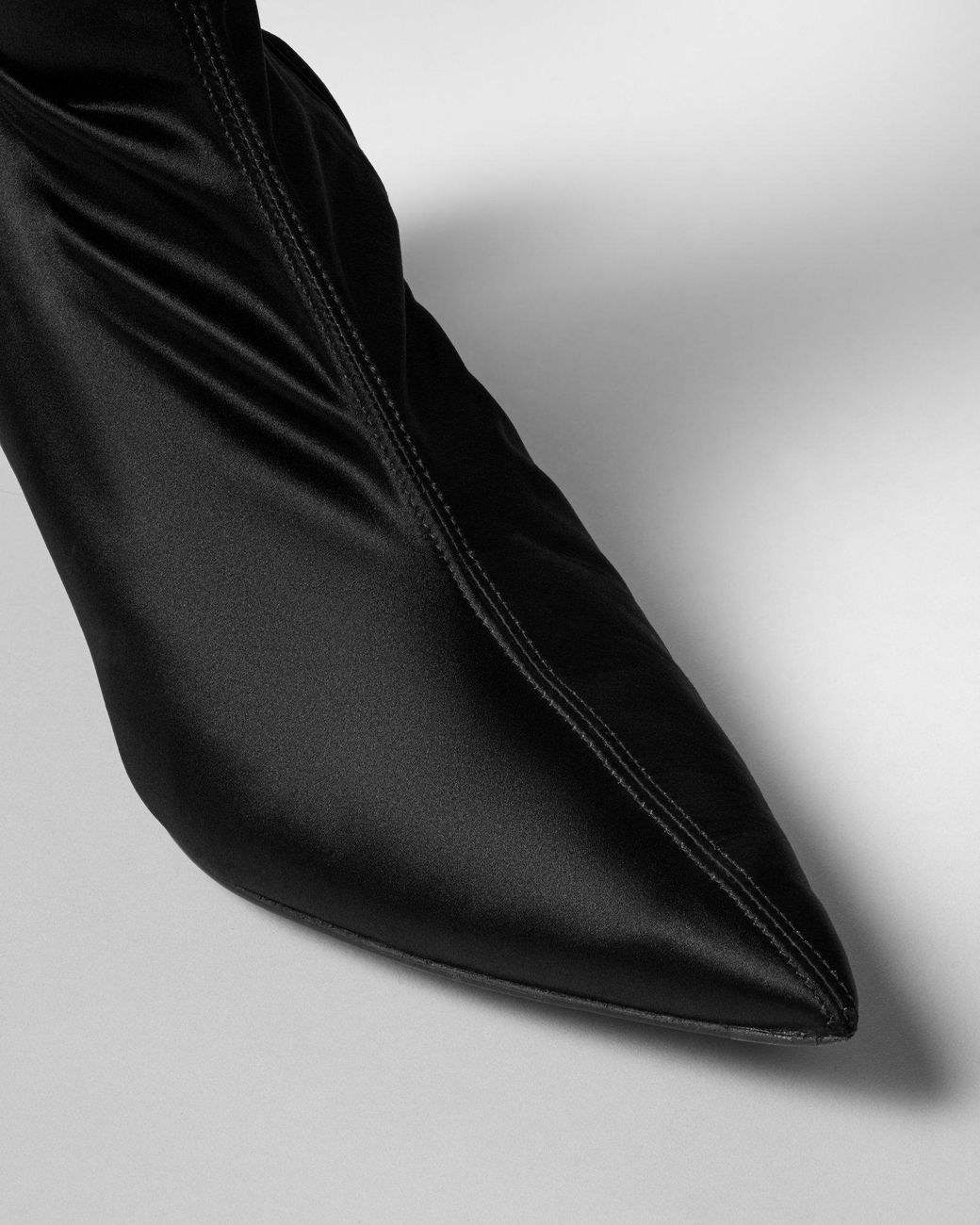 Céline Black Thigh-High Satin Booty