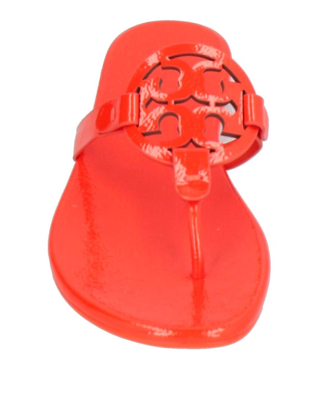 Tory Burch Red Comfortable And Stylish Flip-Flops
