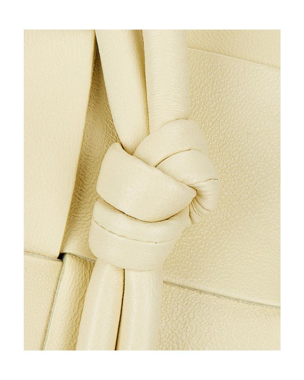 Bottega Veneta White Woven Designed Shoulder Bag