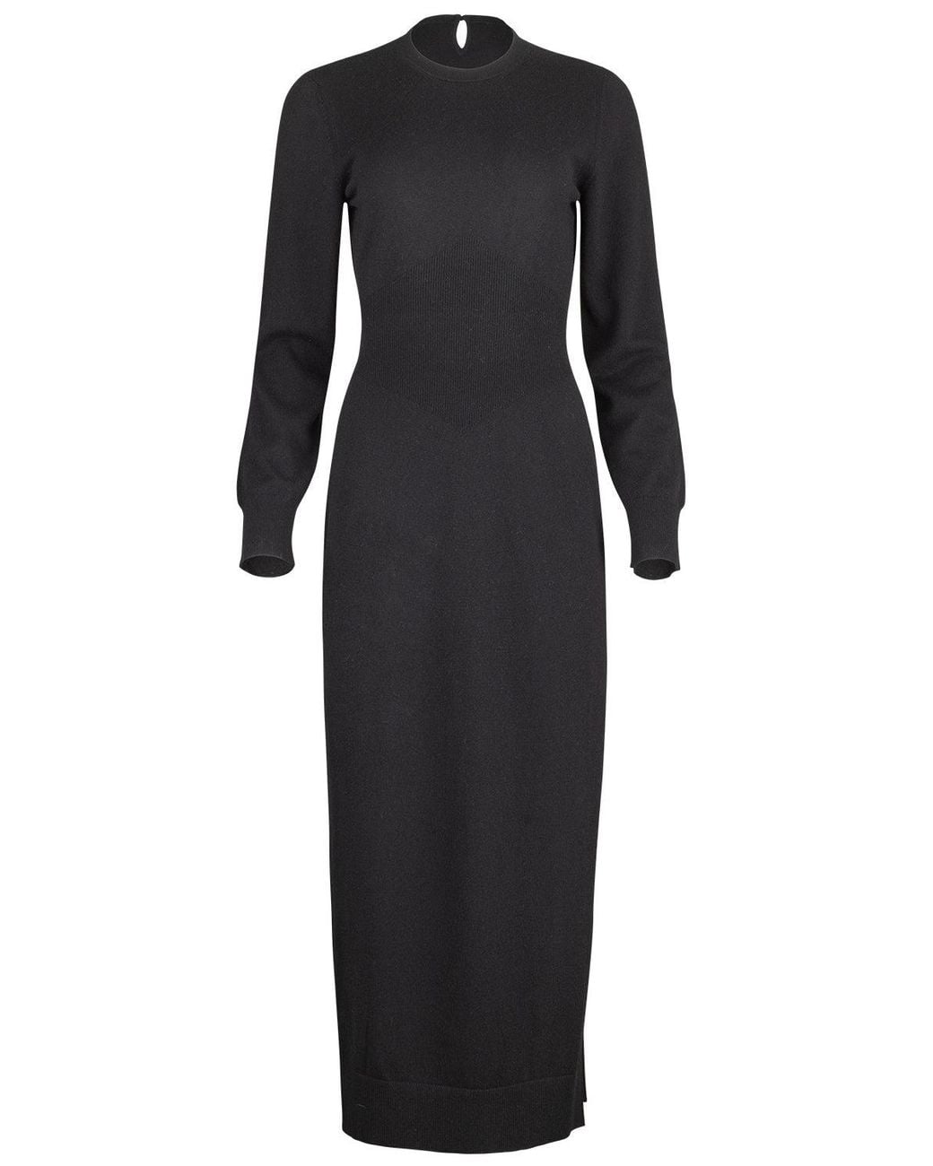 Givenchy Black Knitted Midi Dress