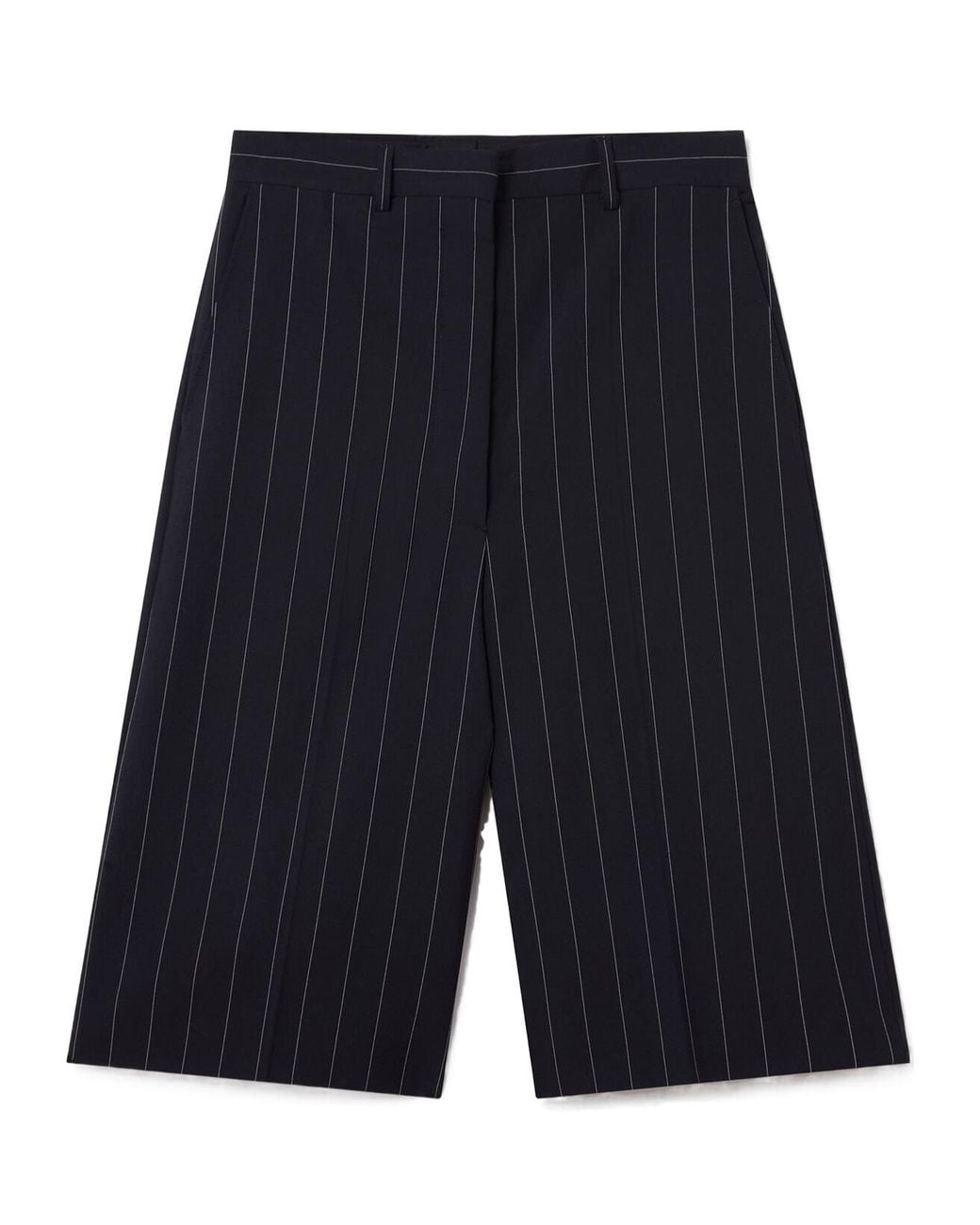 Stella McCartney Blue Tailored Pinstripe Shorts