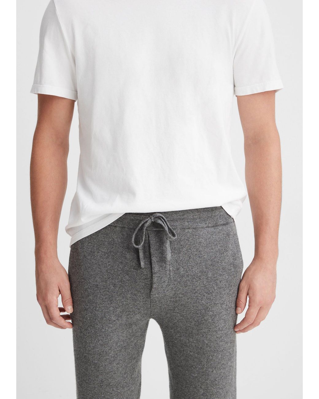 Vince Gray Drawstring Joggers for men
