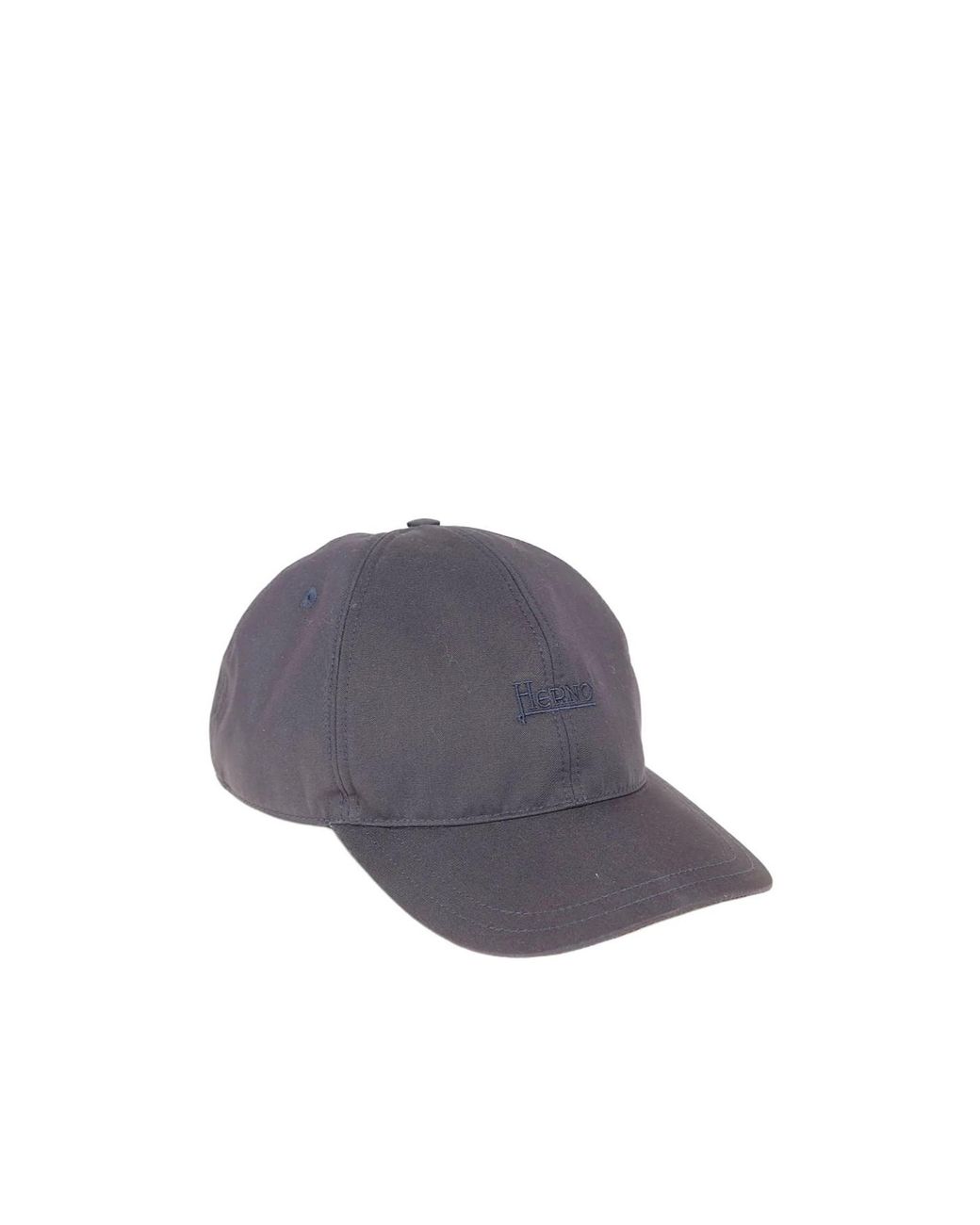 Herno Gray Logo Baseball Cap for men