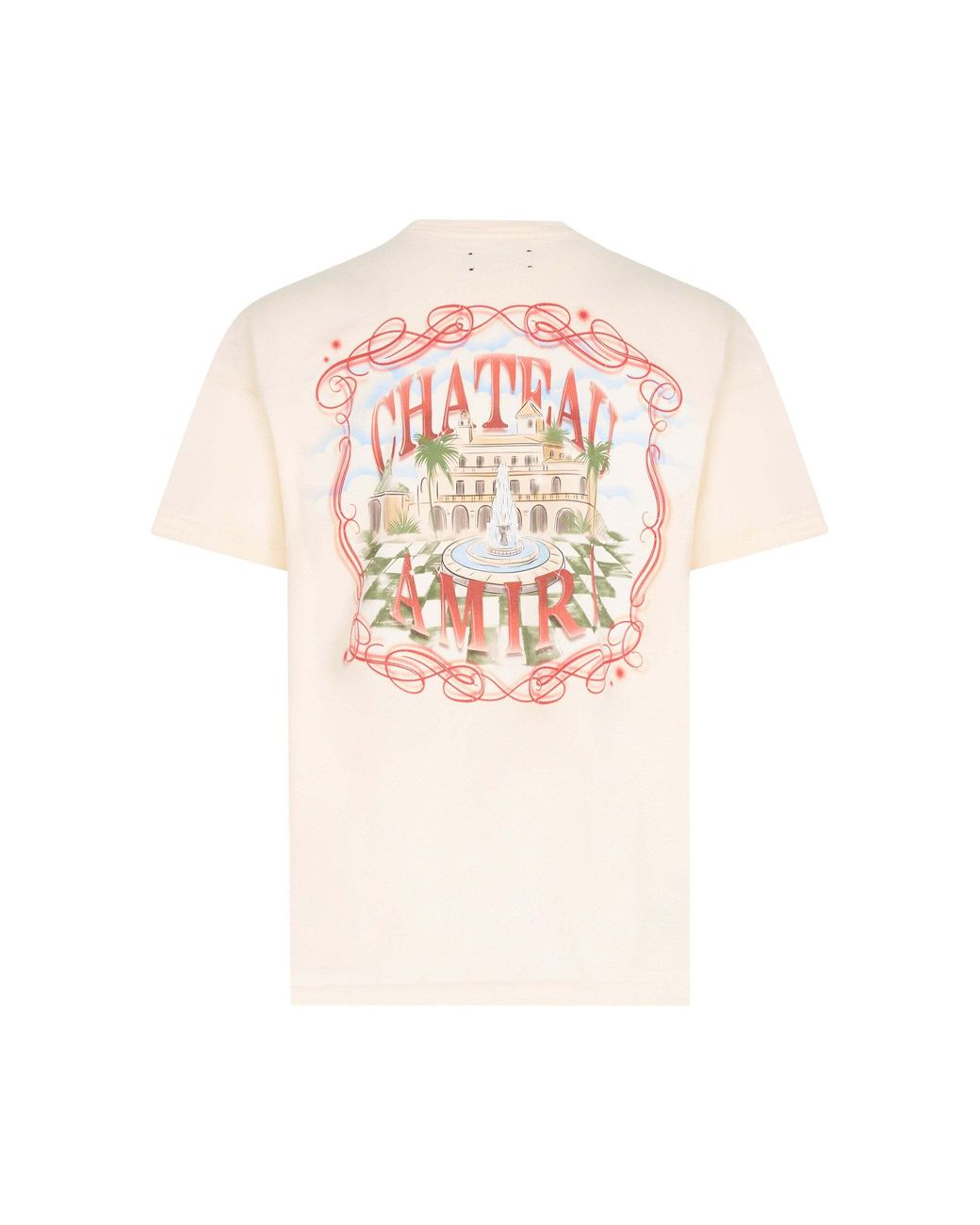 Amiri White Logo-Printed Crewneck T-Shirt for men