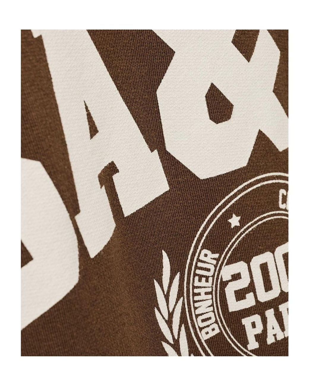 Ba&sh Brown Benjamin Logo-Print Sweatshirt