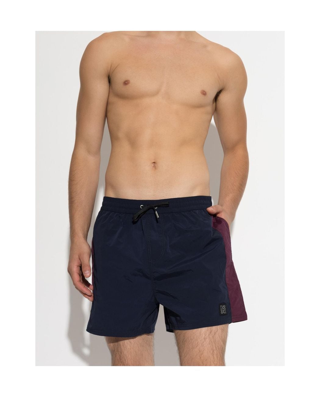 DSquared² Blue Drawstring Swim Trunks for men