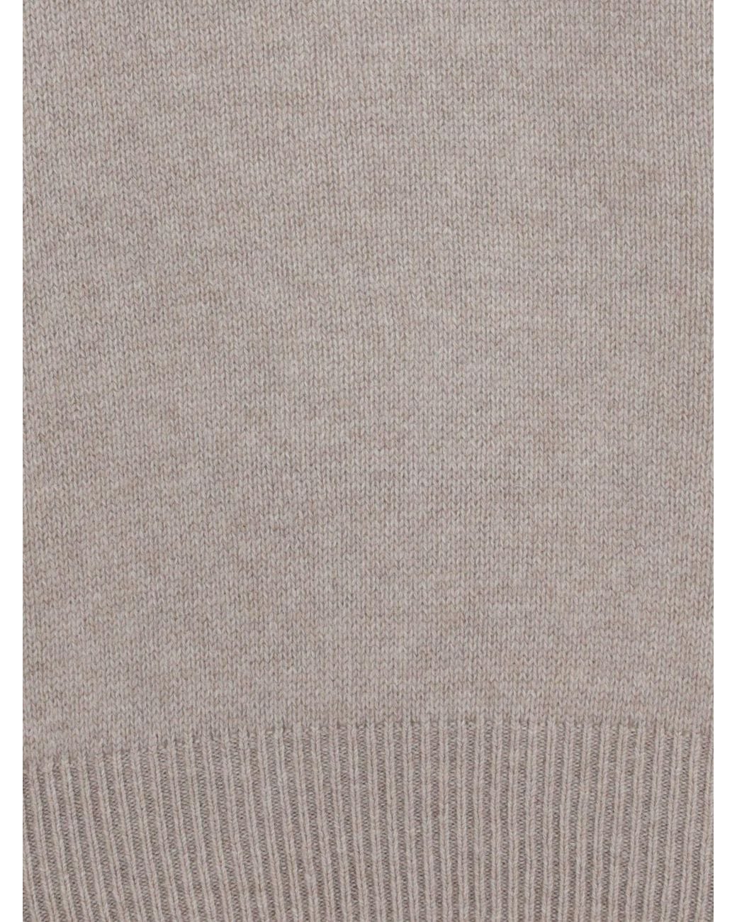 Lisa Yang Brown Veira Ribbed Knit Jumper