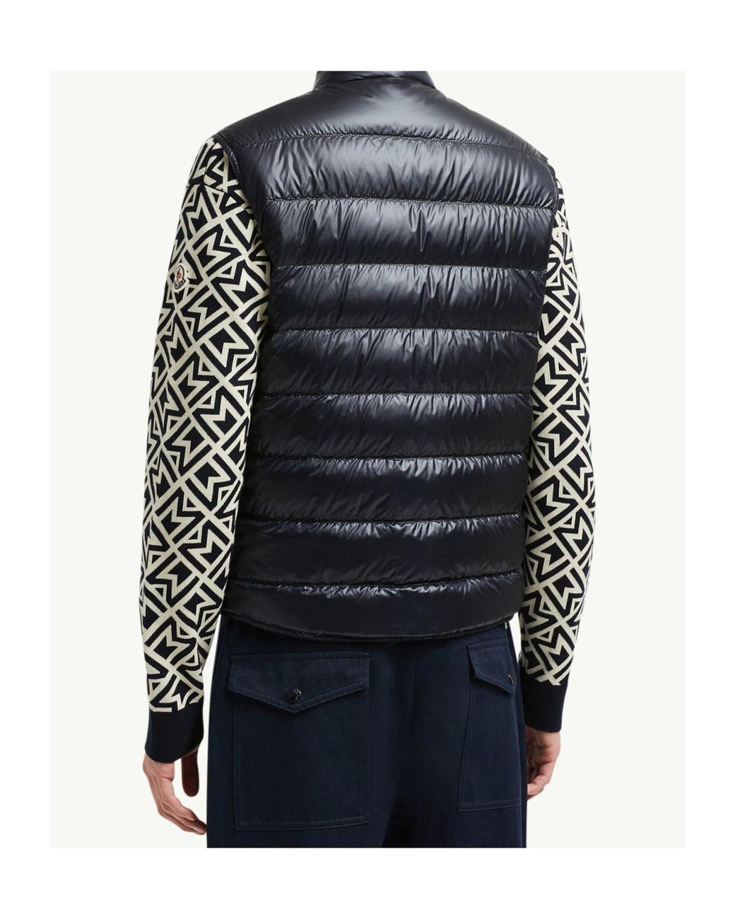 Moncler Blue Vests for men