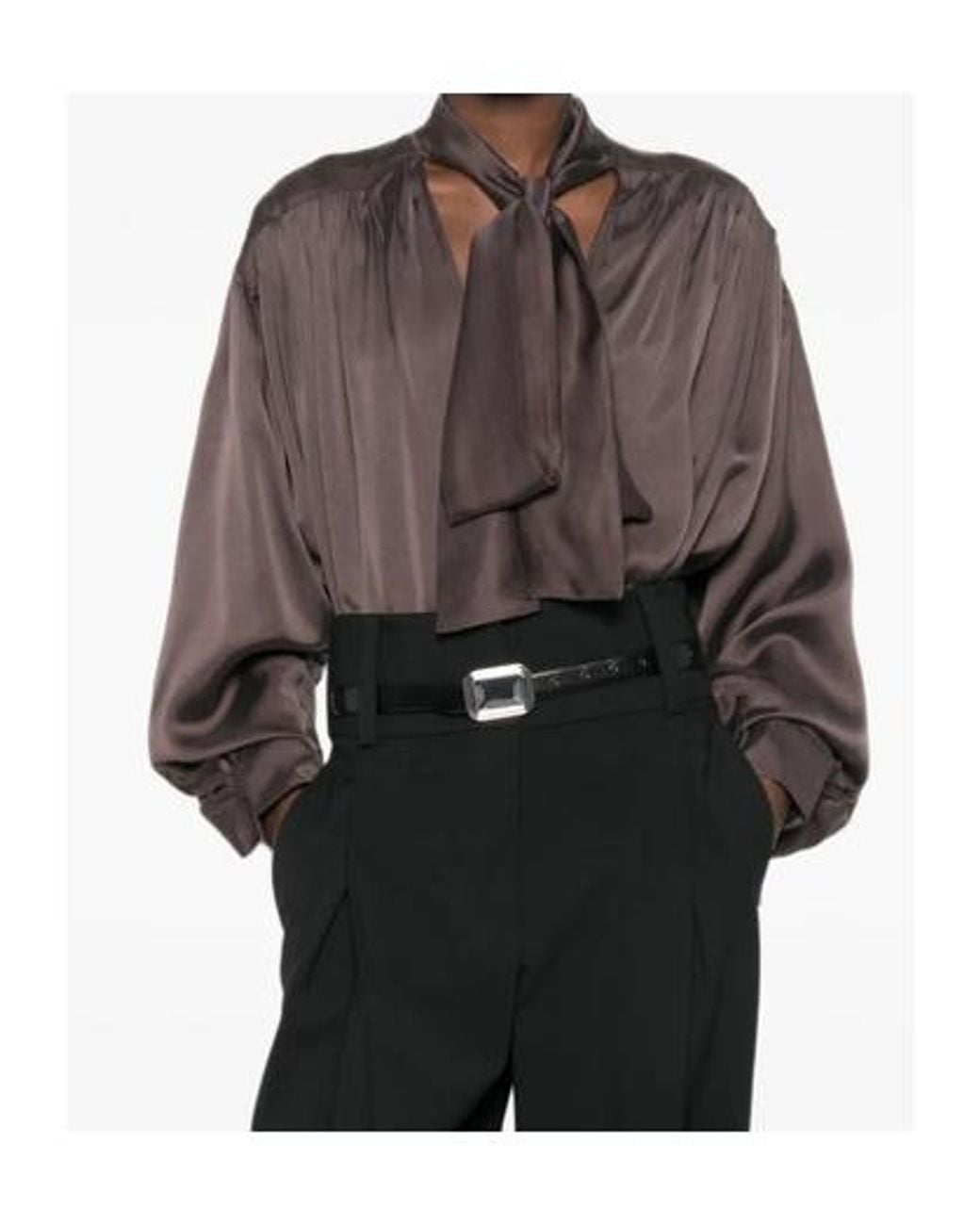 ANDAMANE Brown Long-Sleeved Shirt