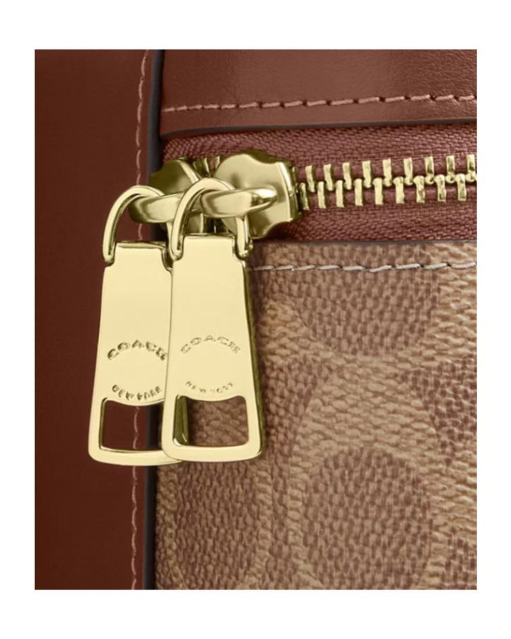 COACH Brown Rainer 19 Shoulder Bag