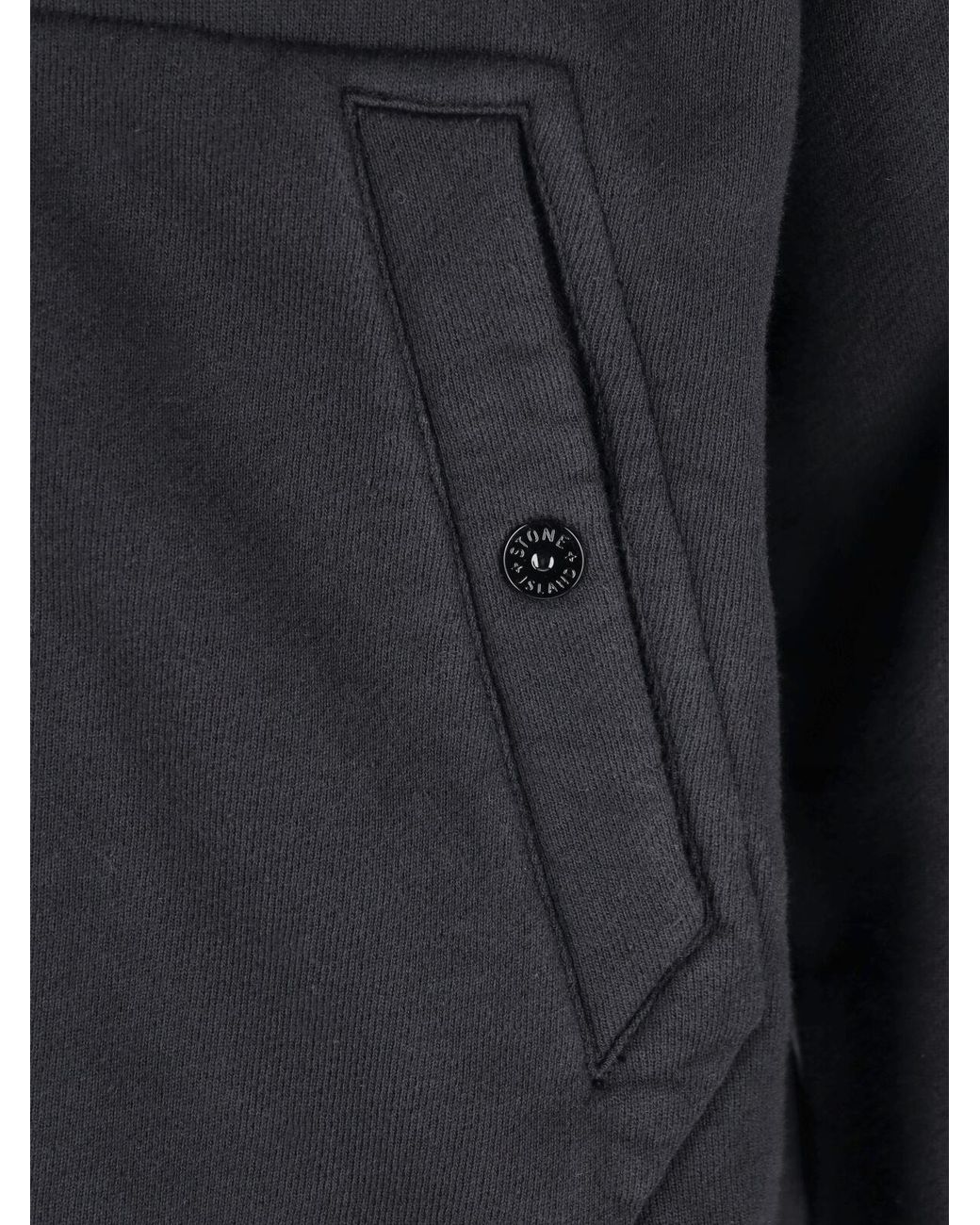 Stone Island Blue Long-Sleeved Casual Jacket for men