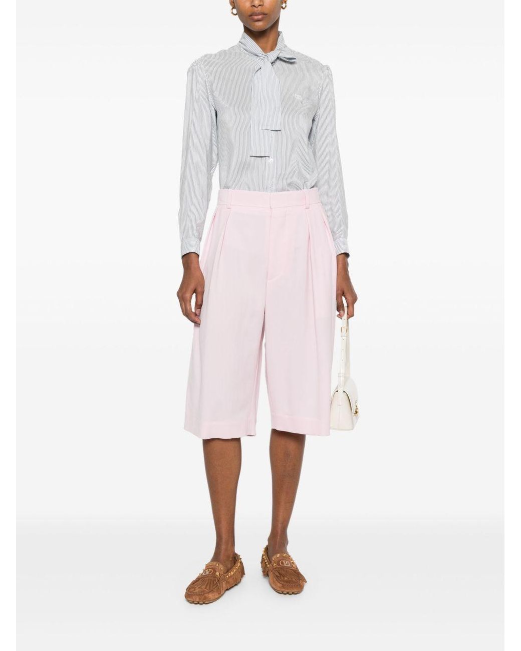 Céline White Lavalliere Mia Shirt