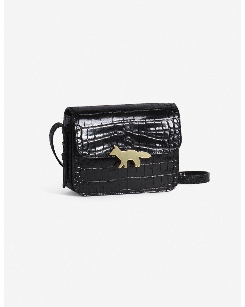 Maison Kitsuné Black Maison Kitsuné Edie Bag for men