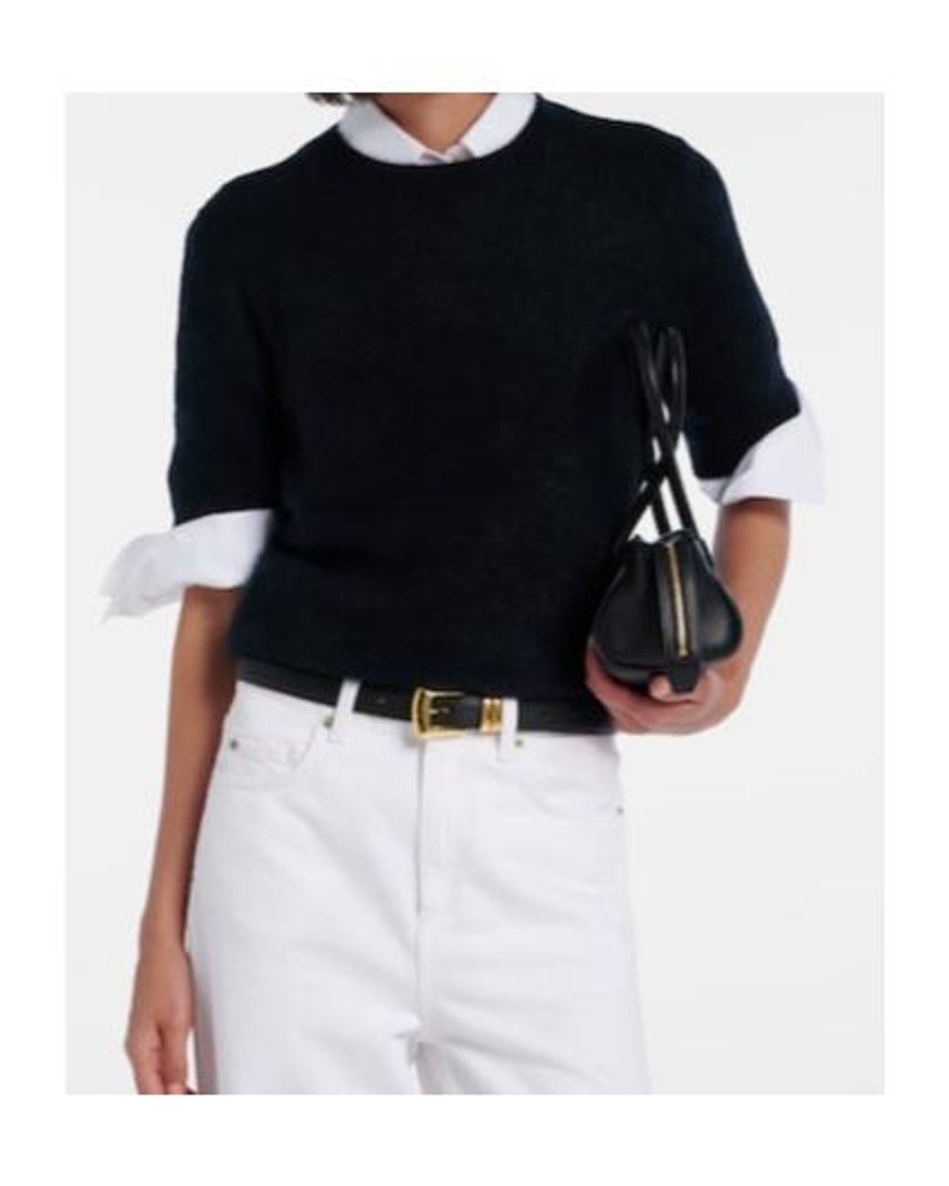 Dorothee Schumacher Black Short-Sleeved Knitwear