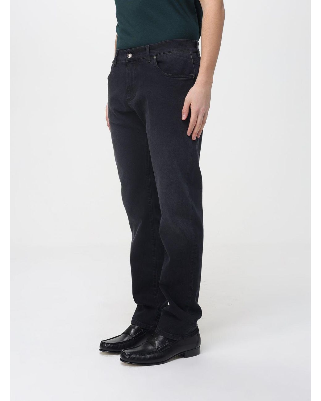 Dolce & Gabbana Blue Straight Leg Jeans for men