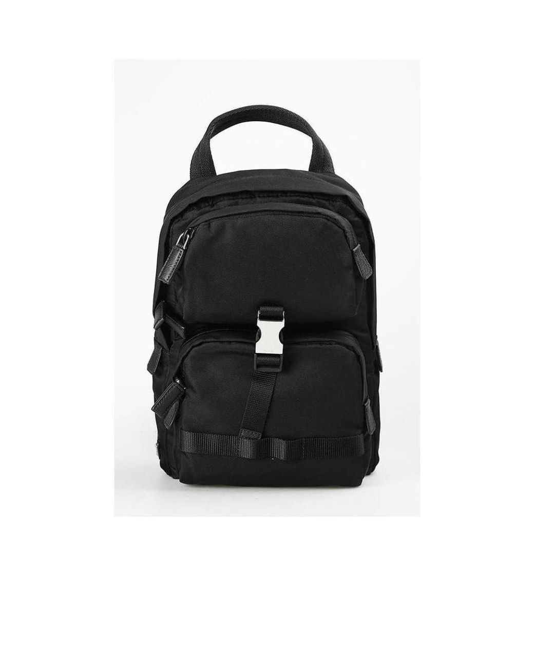Prada Black Single Strap Backpack for men