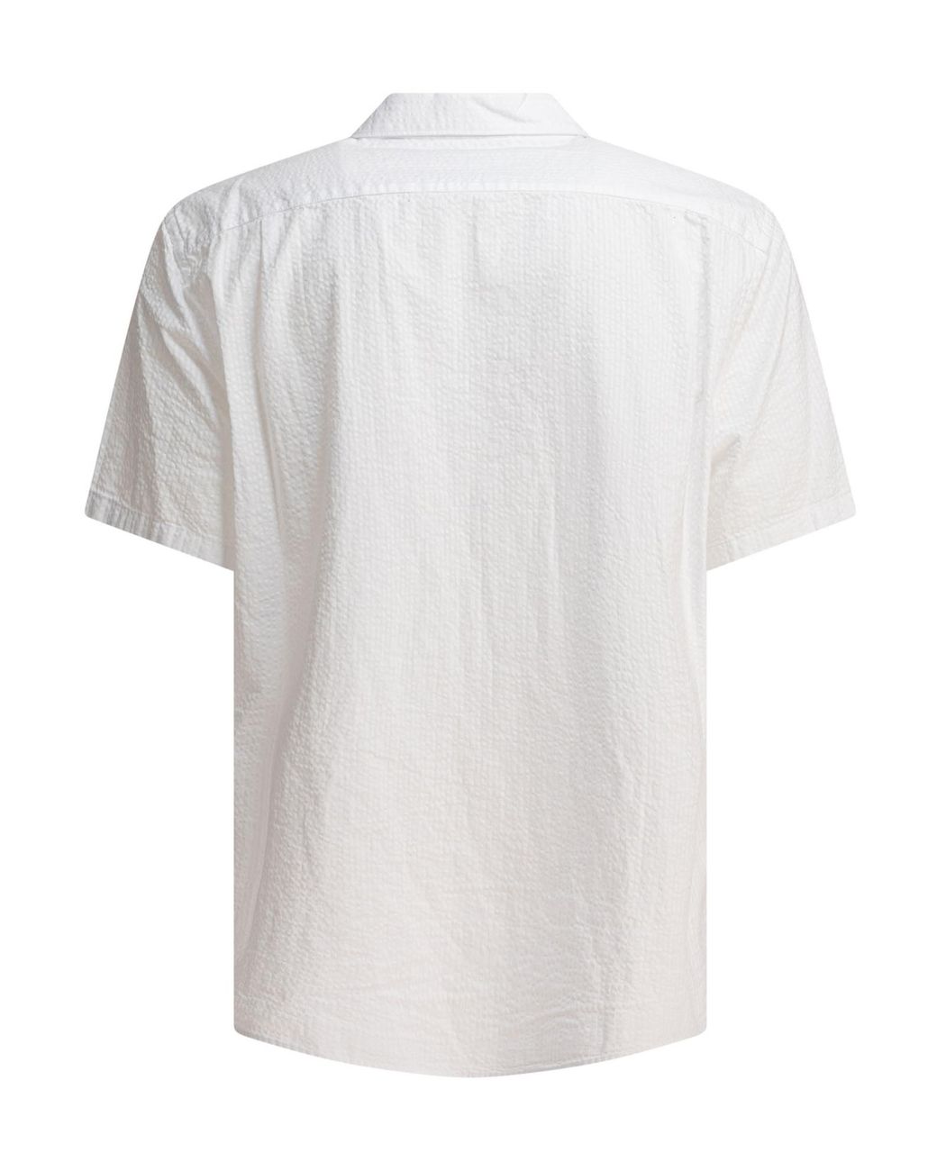 Vince White Short Sleeve Button-Down Shirt for men