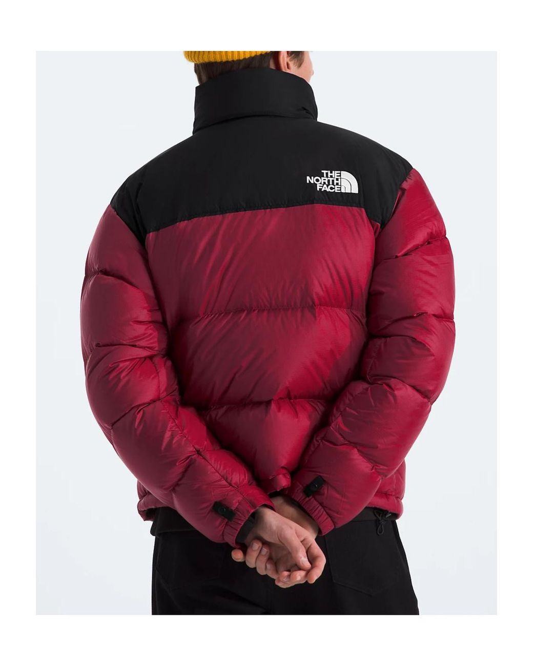 The North Face Black Zippered Long-Sleeved Down Jacket for men