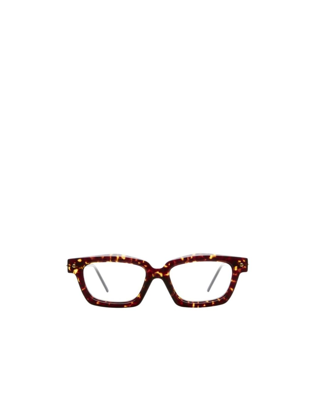Kuboraum White Full-Rimmed Plano Lenses