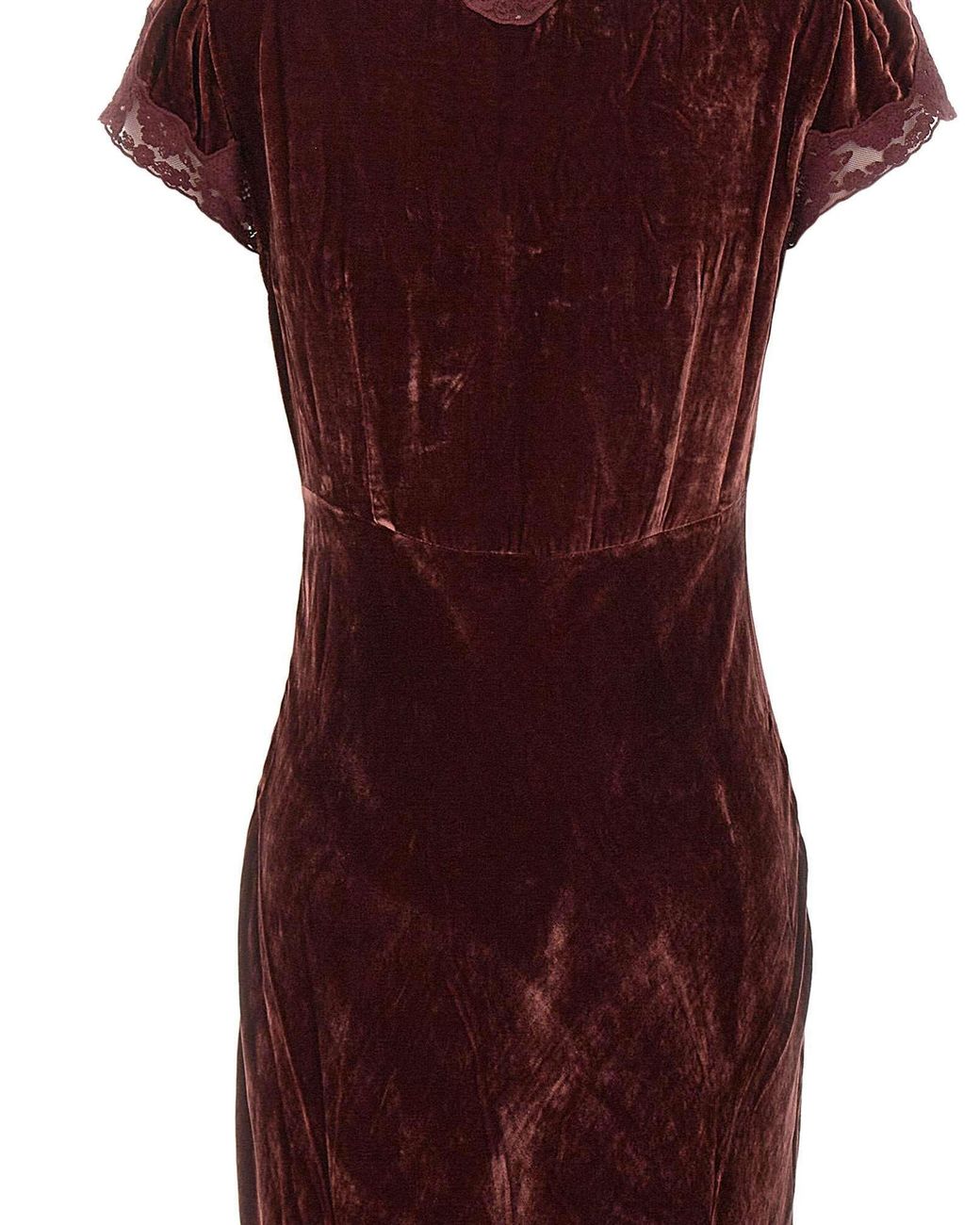 Rixo Purple Short-Sleeved Dress