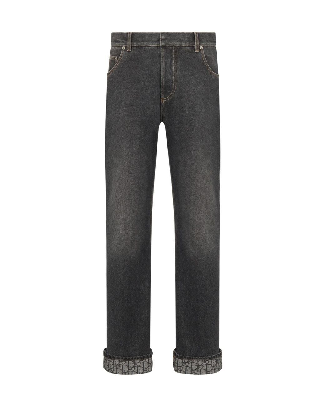 Dior Gray Regular-Fit Jeans