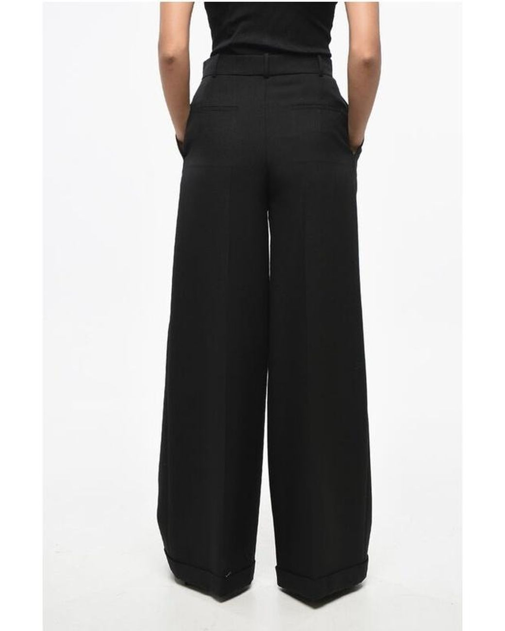 Dior Black Wide-Leg Pants