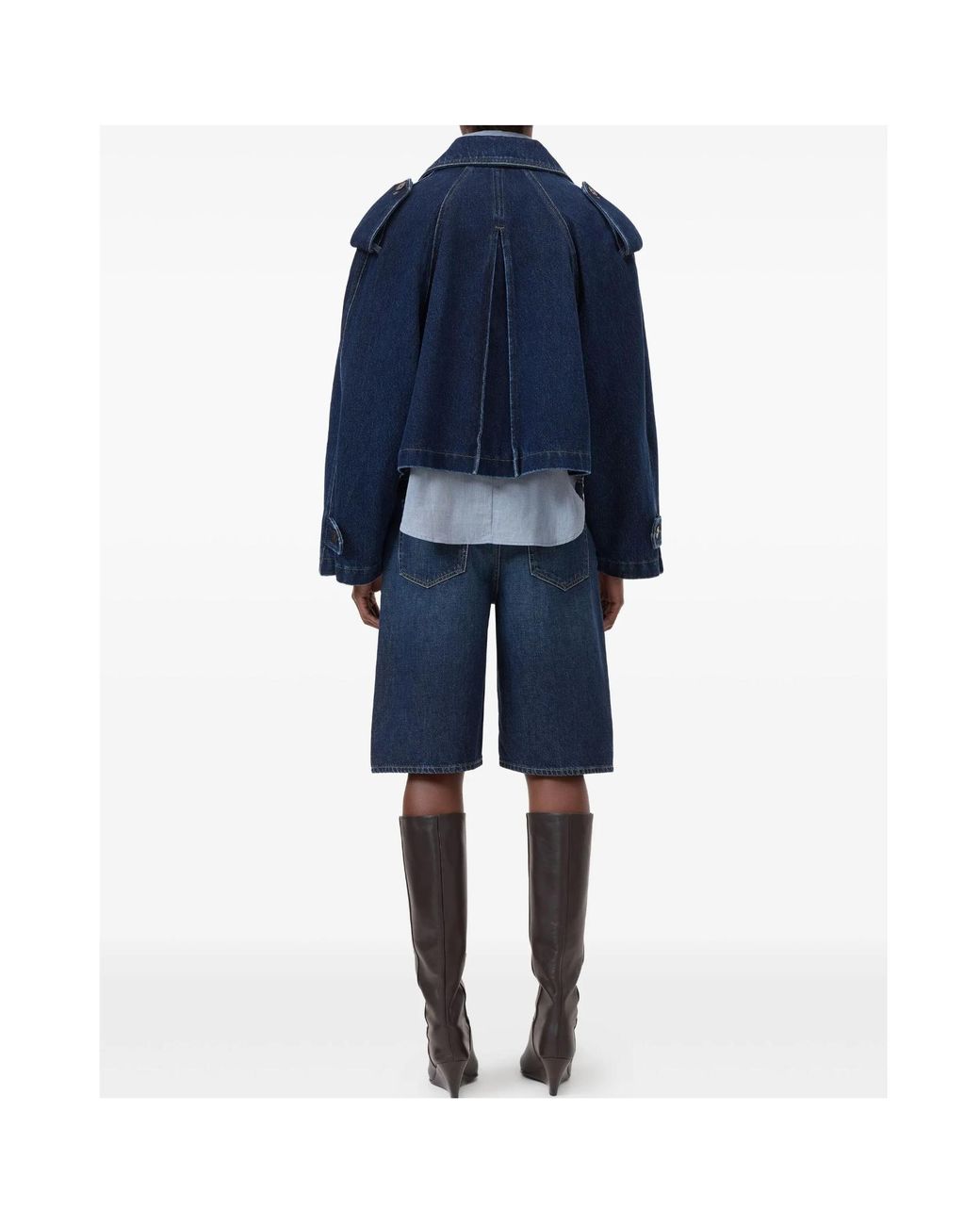 Closed Blue Denim Cropped Jacket