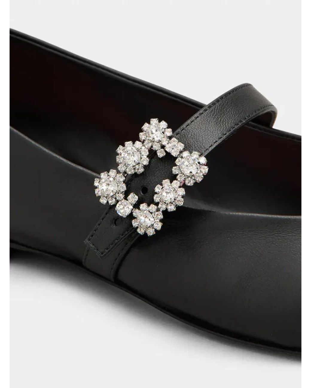 Roger Vivier Black Efflorescence Mary Jane Shoes