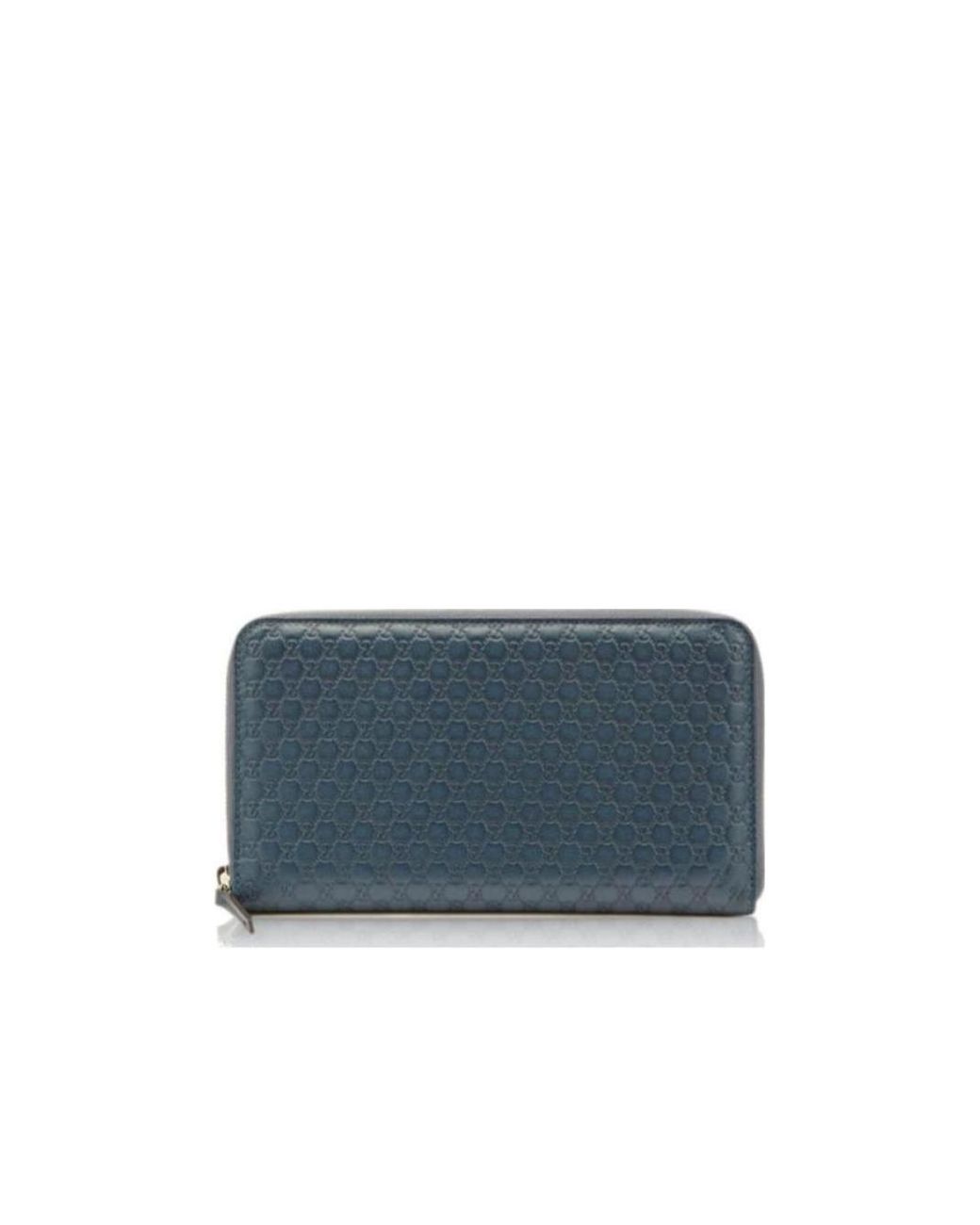 Gucci Blue Printed Purse