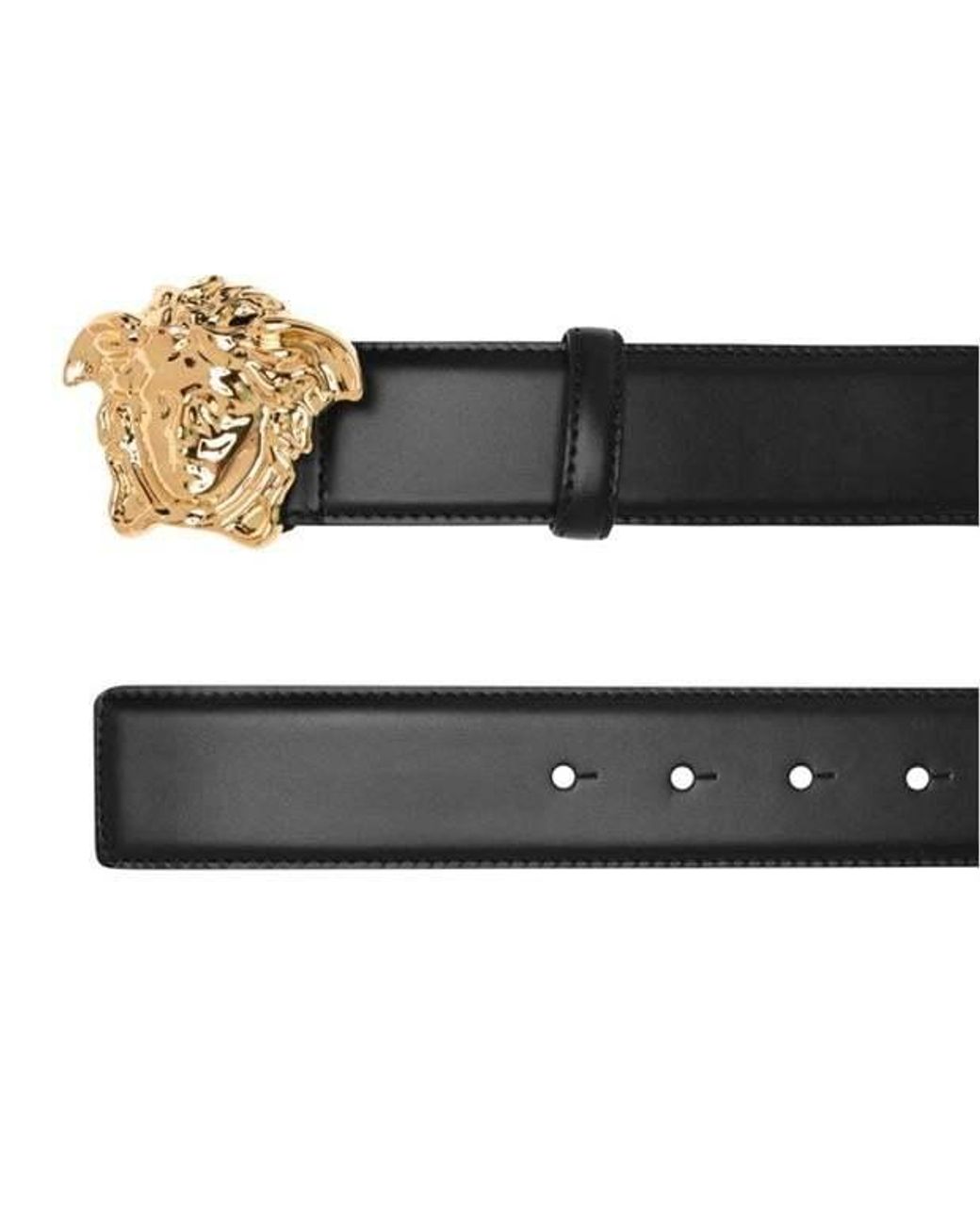 Versace Black Adjustable Waist Belt for men