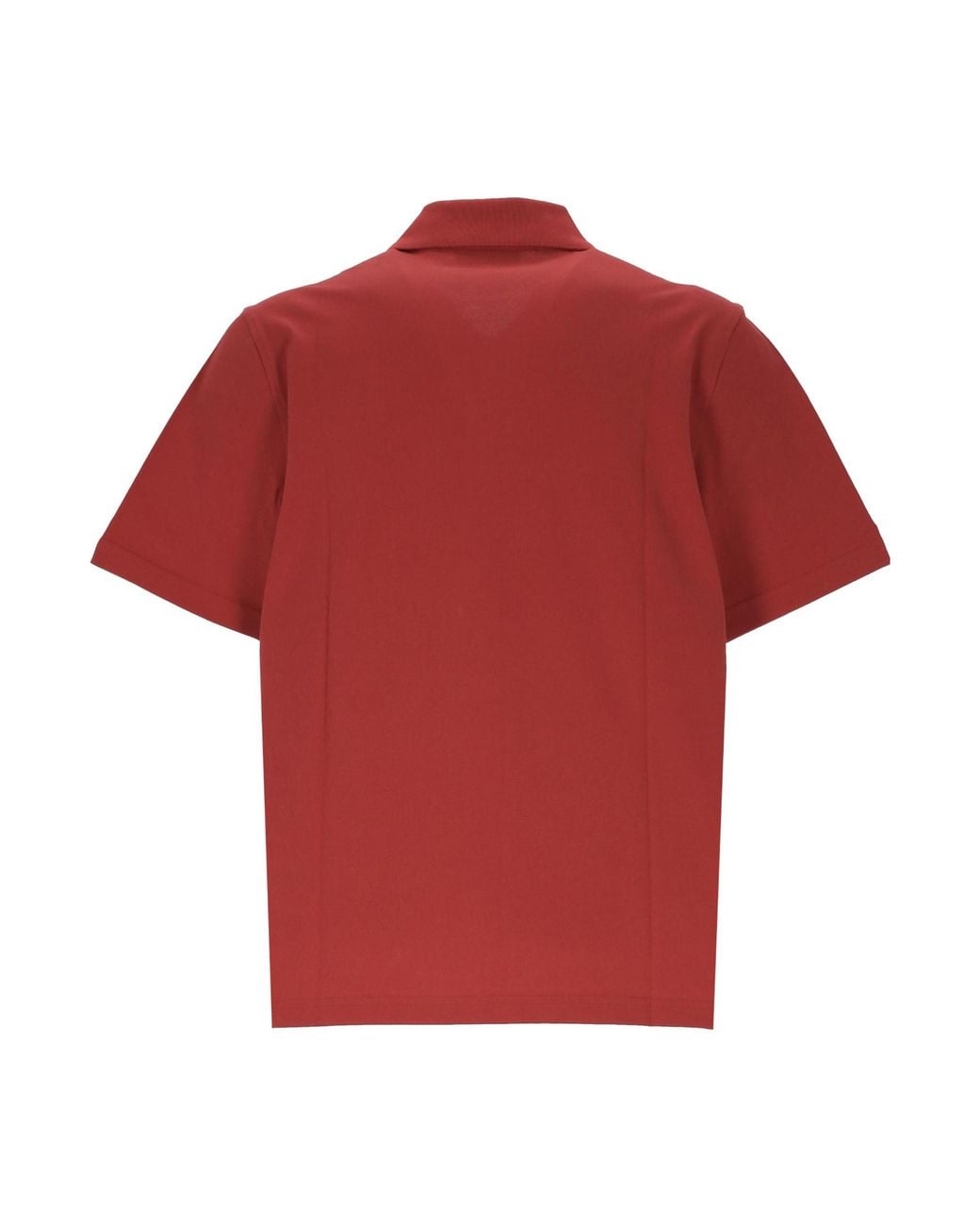 Lanvin Logo Embroidered Short Sleeved Polo Shirt for men