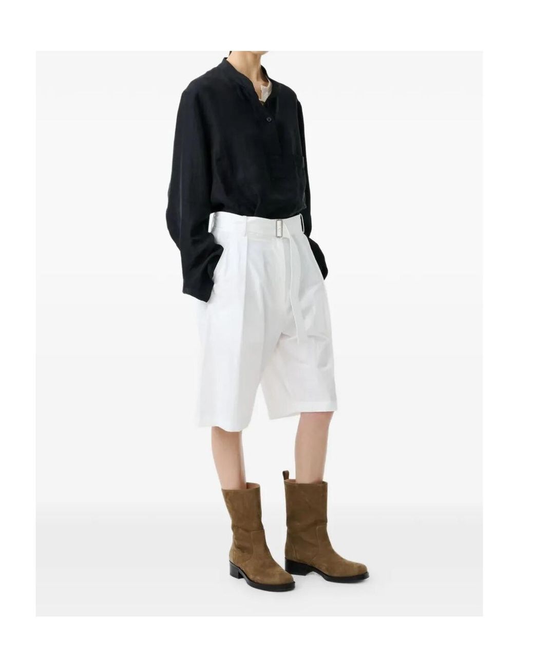 Studio Nicholson White Creon Shorts