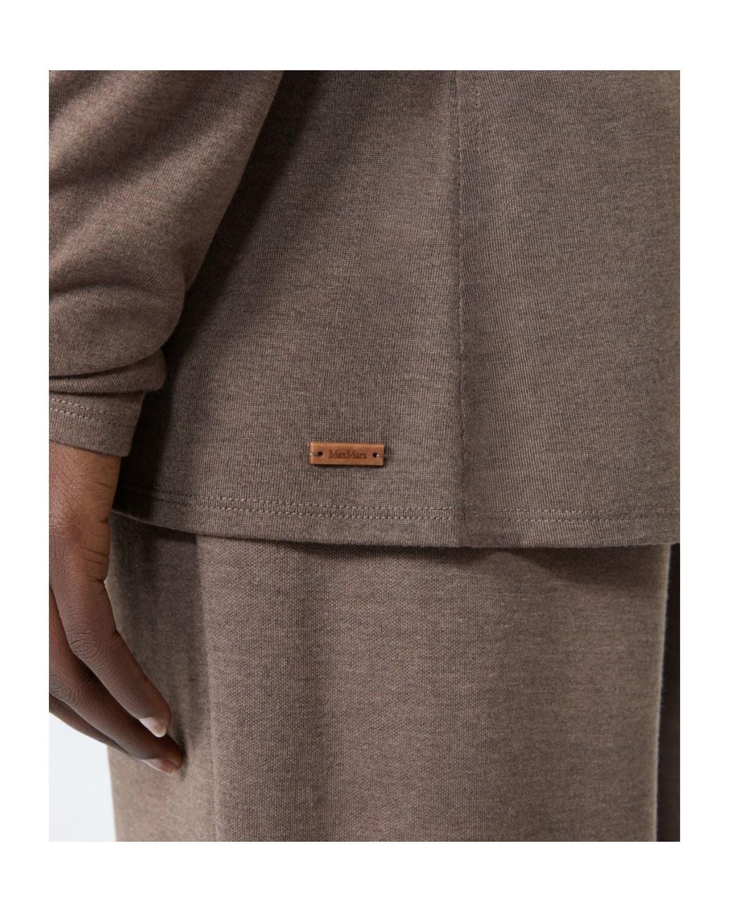 Max Mara Brown Falda Open Front Jacket