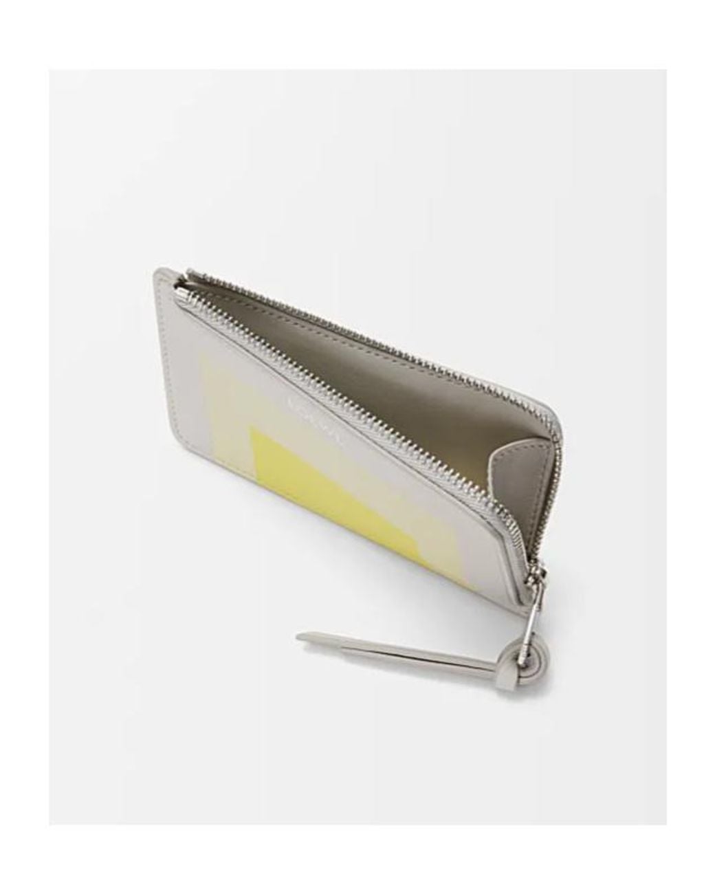 Loewe White Logo Stamp Coin Purse