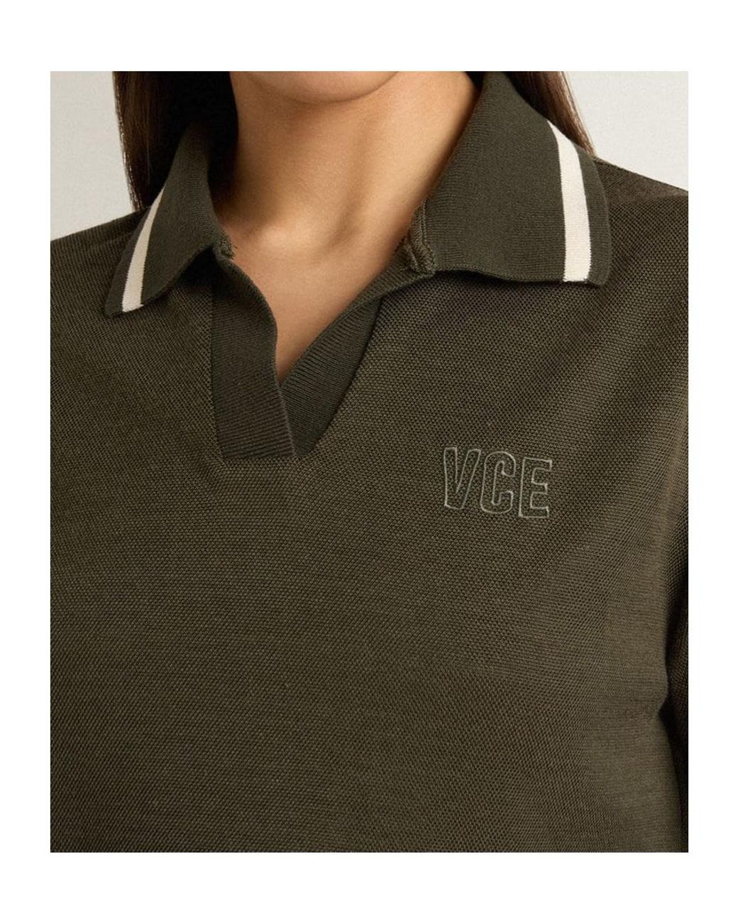 Golden Goose Deluxe Brand Green Vce Embroidered Cropped Top