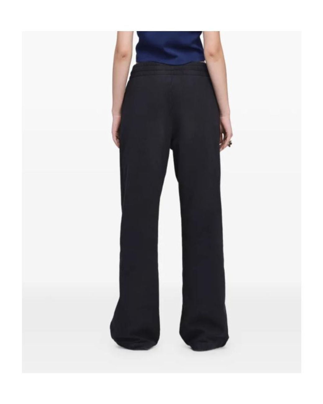 Marc Jacobs Blue Logo Zip Detail Joggers