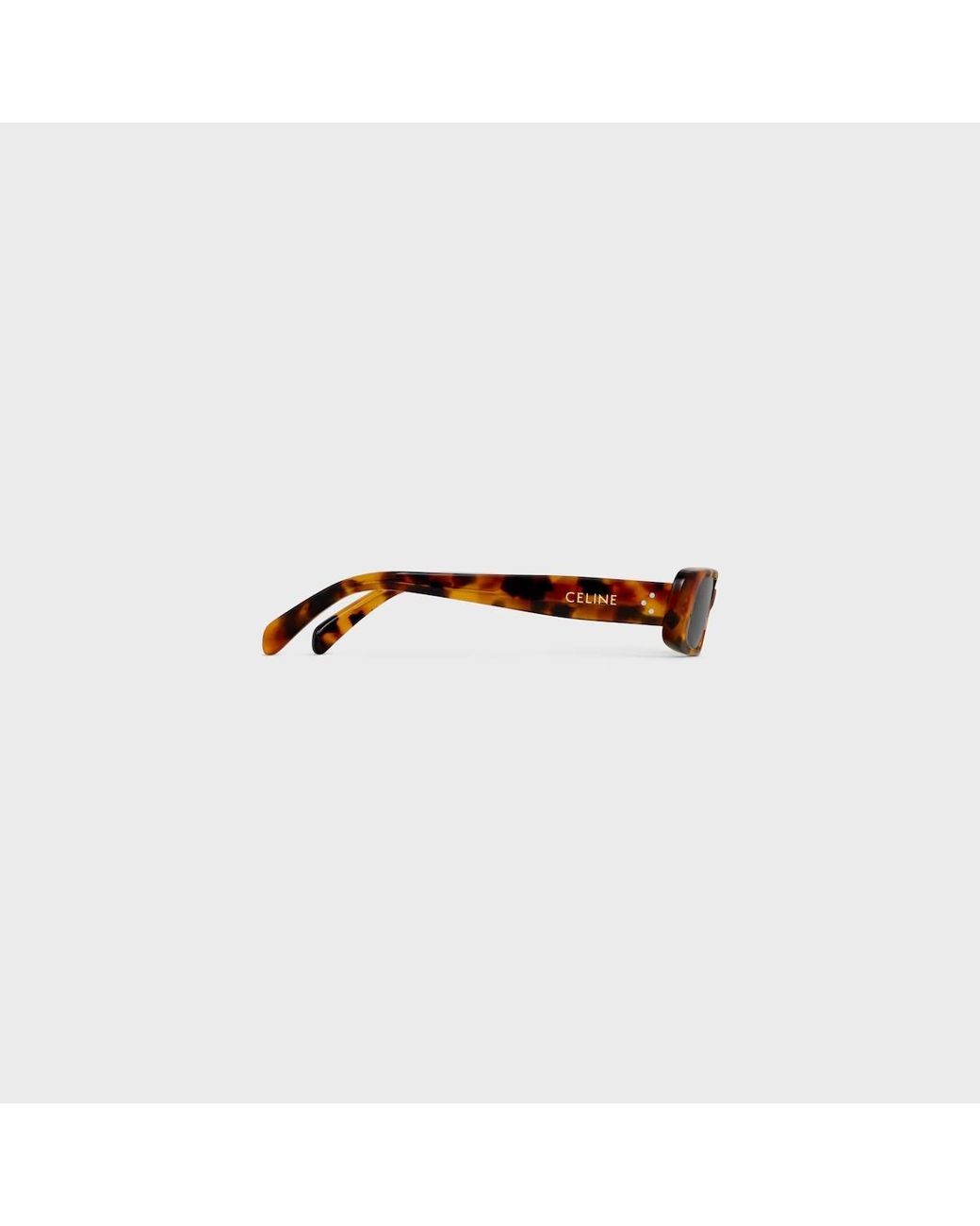 Céline White Rectangular S343 Sunglasses