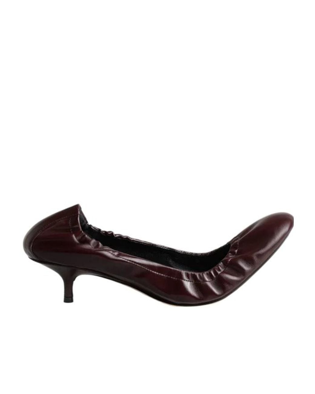 Phoebe Philo Brown Round-Toe High Heels