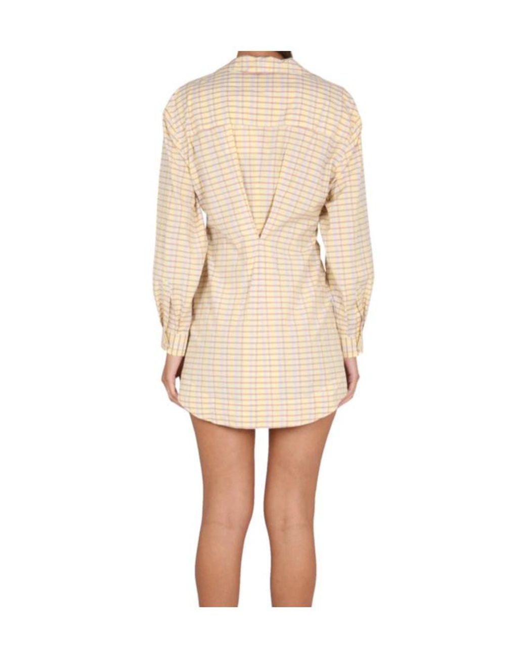 Isabel Marant Natural Long Sleeve Dress