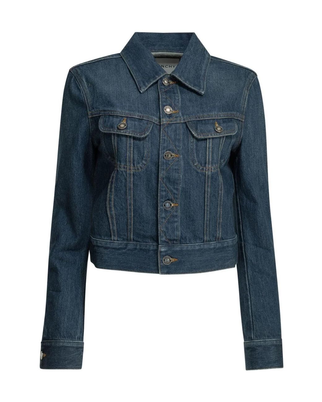 Givenchy Blue Regular Fitted Denim Jacket