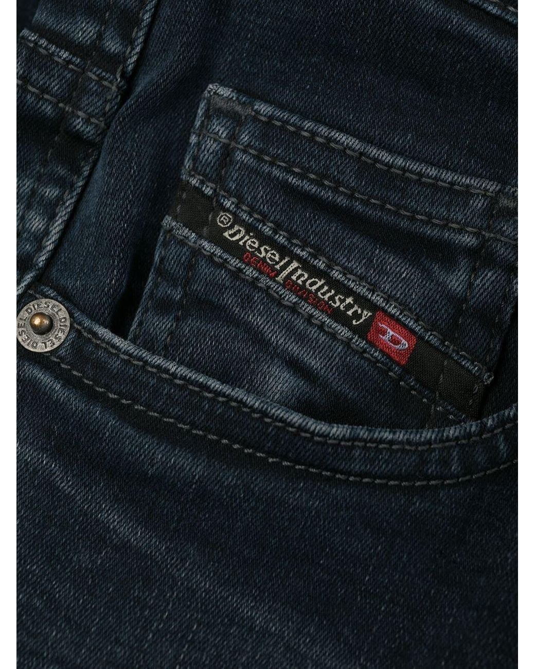 DIESEL Blue Skinny Fit Jeans