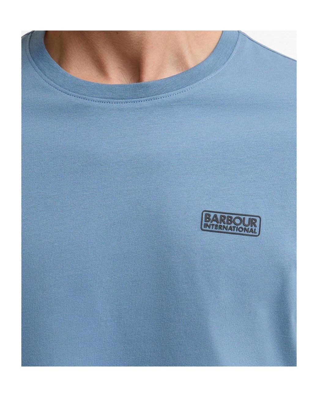 Barbour Blue Evan Short-Sleeved T-Shirt for men