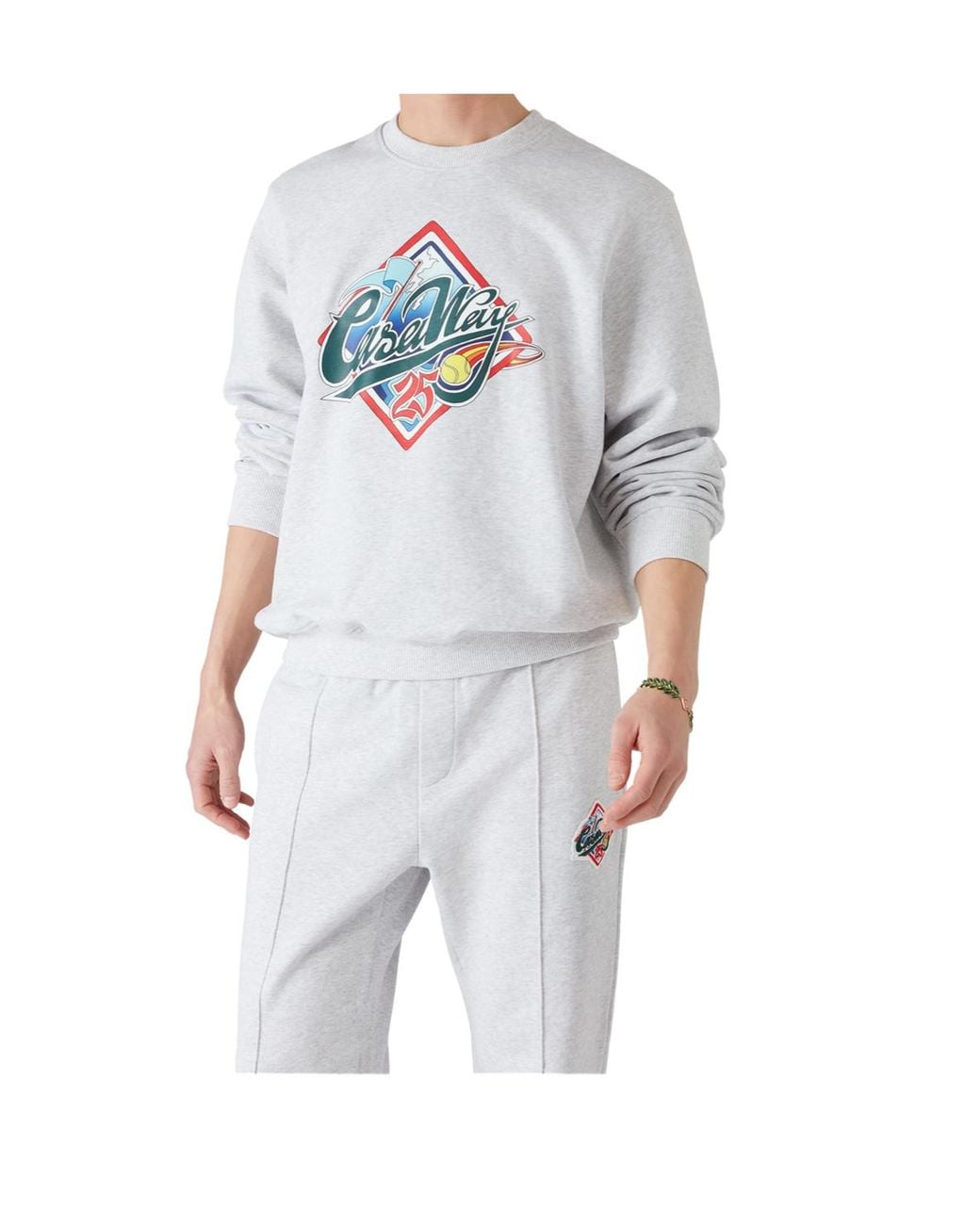 Casablanca Gray Casa Way World Series Sweatshirt for men