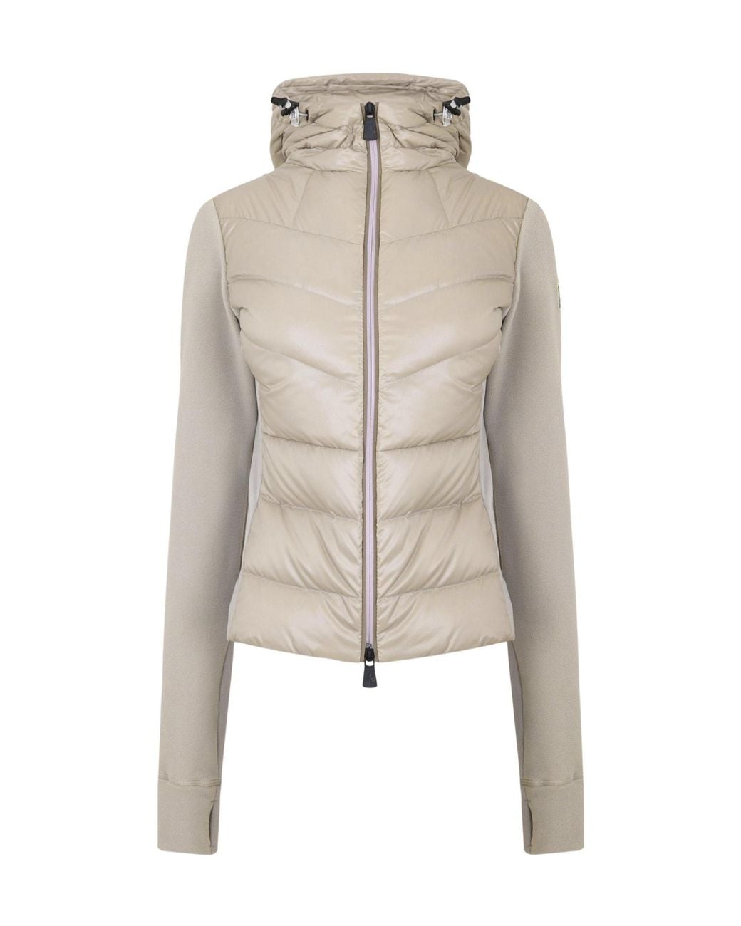 Moncler Natural Hybrid Hooded Down Jacket