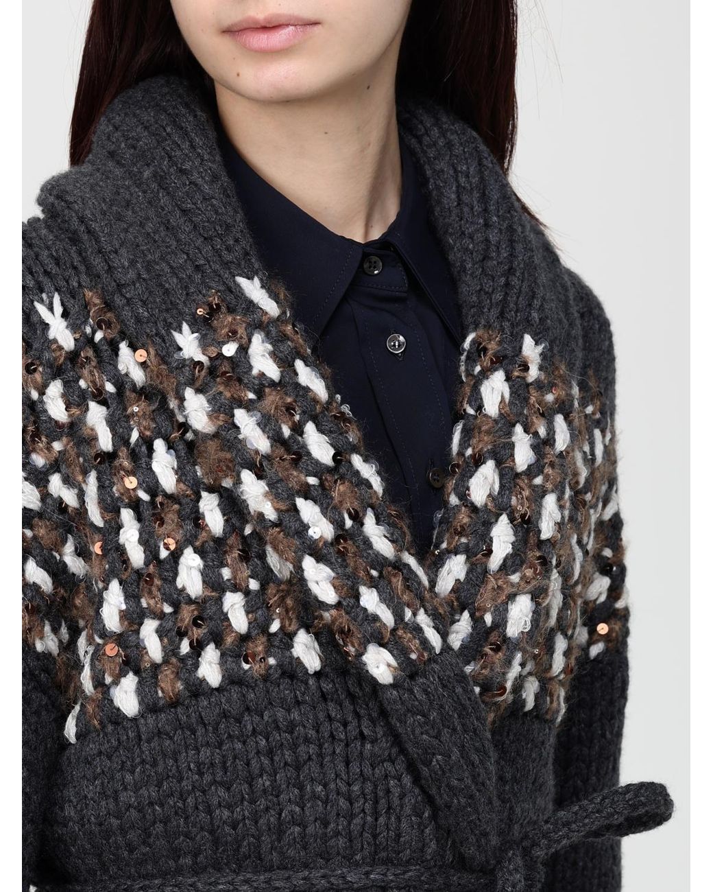 Brunello Cucinelli Black Cardigans
