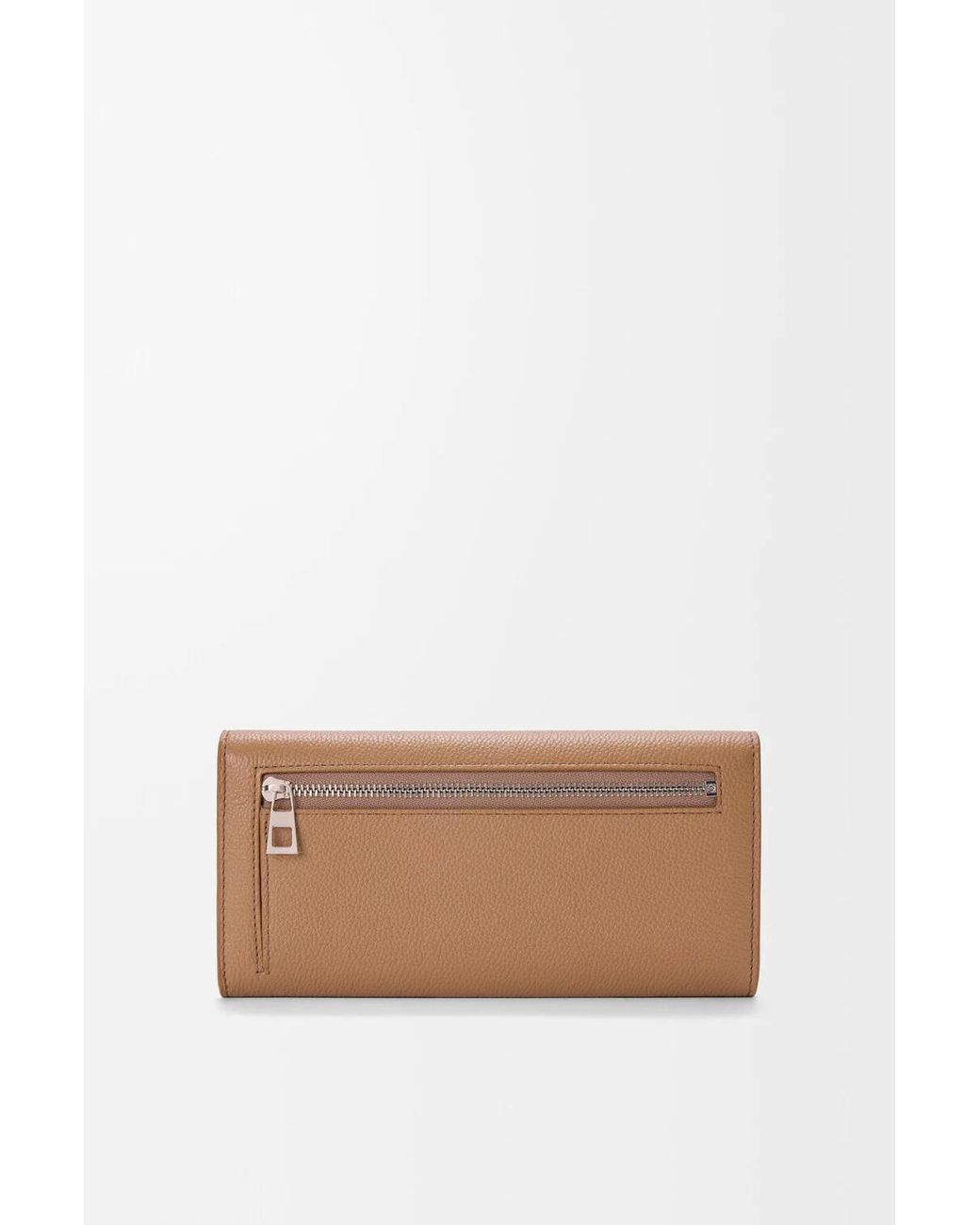 Loewe Brown Pebble Continental Wallet