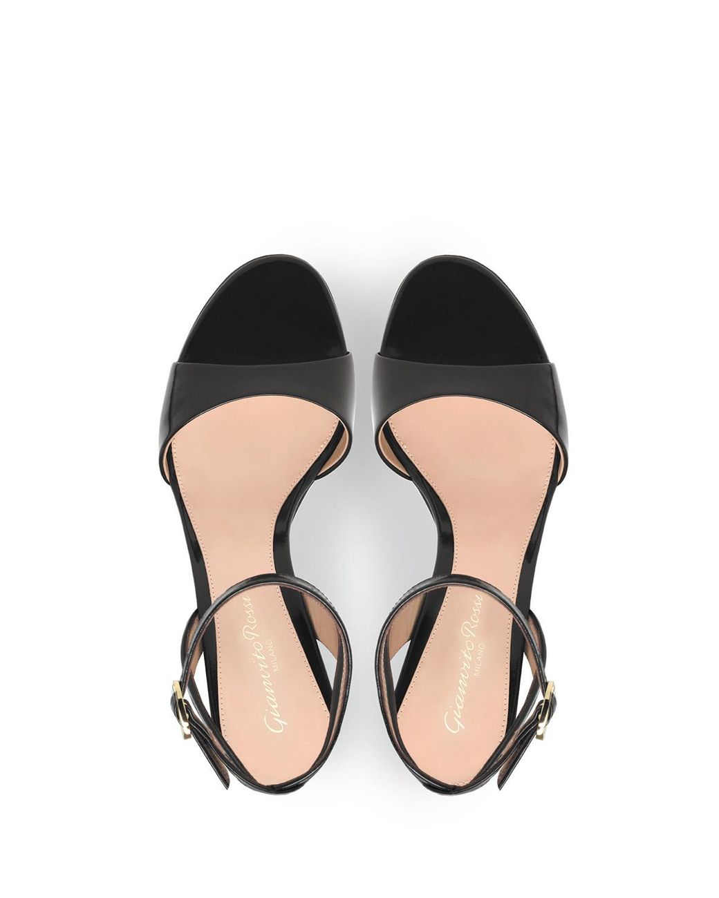 Gianvito Rossi Black Nancy Heeled Sandals