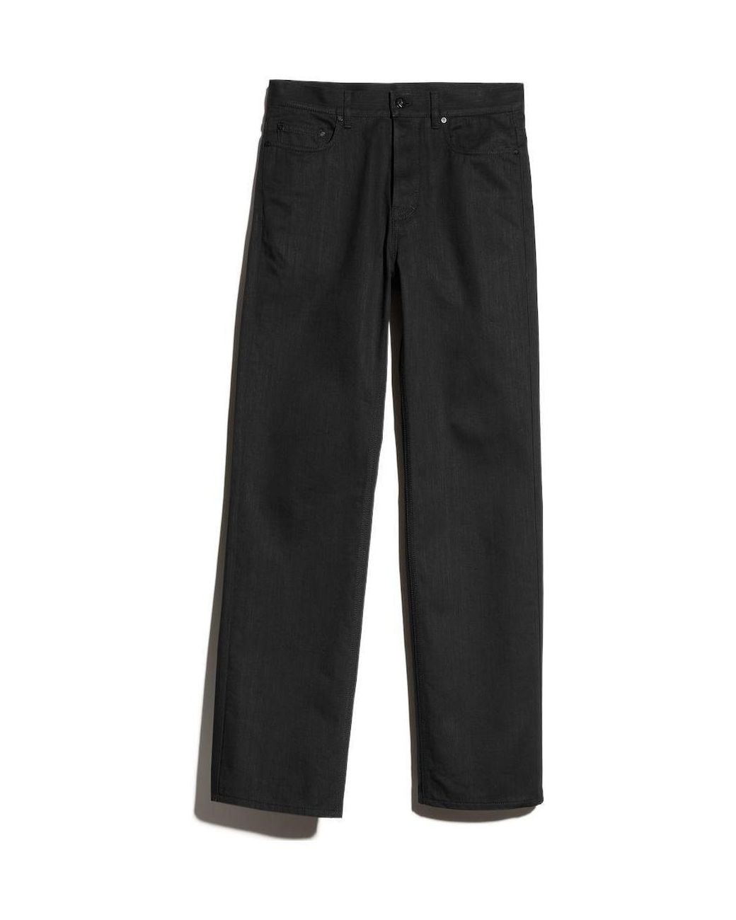 Gucci Black Cotton Denim Pants With Embroidery for men