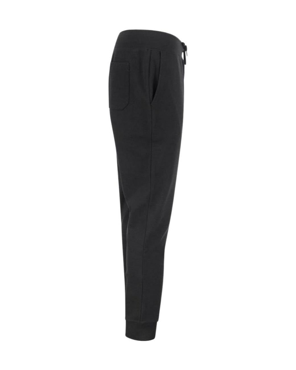 Polo Ralph Lauren Black Drawstring Sweatpants for men
